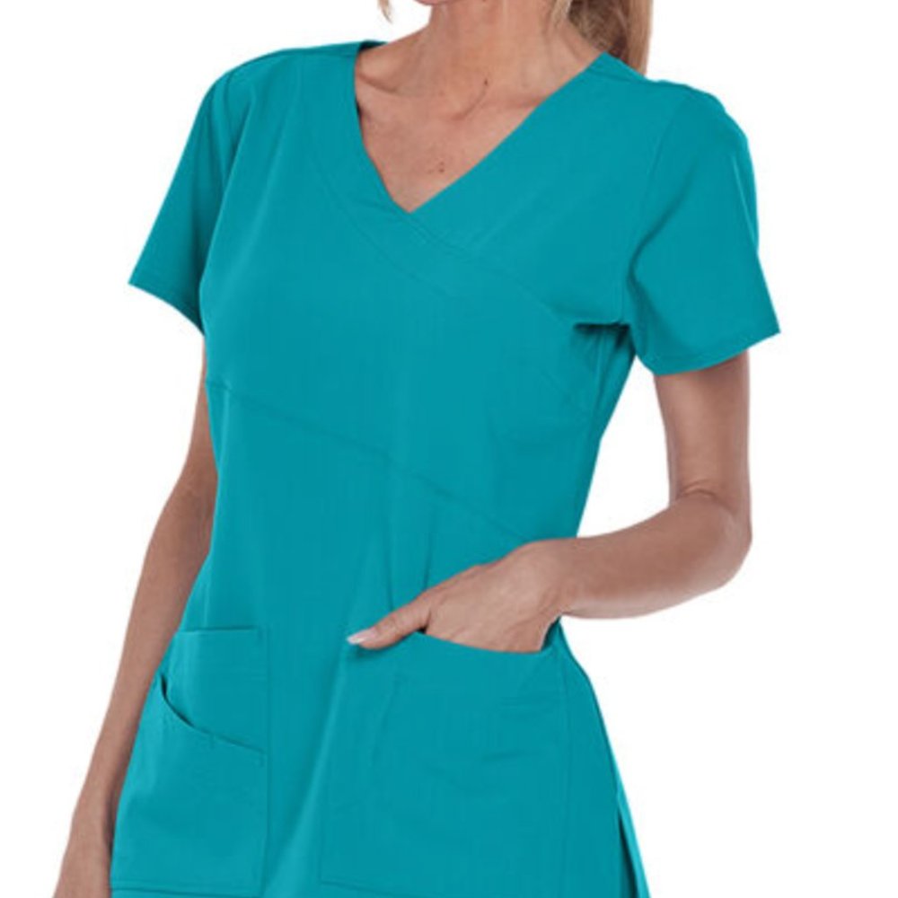 Women's Grey's Anatomy Teal Scrub Top